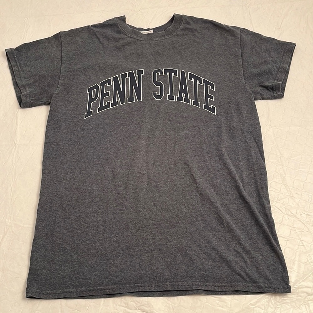 Gildan Penn State University gray short sleeve logo t-shirt